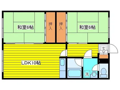 ノースライト31【302号室】の間取り