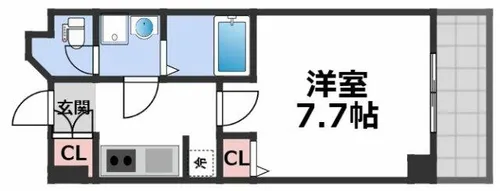 エスティメゾン京橋【14階】の間取り