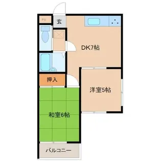 ロイヤルメゾン塚口5【4階】の間取り