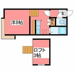ソレイユ月寒【2階】の間取り