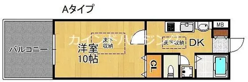 ルネスベレーザ【3階】の間取り