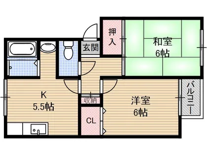 熊野マンション【103号室】の間取り