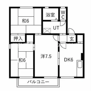 セジュール東曙 C棟【2階】の間取り