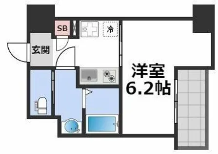 ArtizA森ノ宮D.C.【2階】の間取り