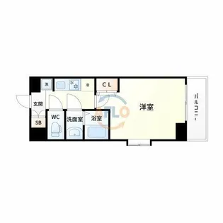 Luxe淡路Ⅱ【12階】の間取り