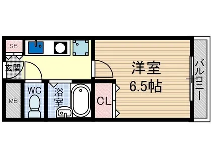 プラザハイツ見付山【107号室】の間取り