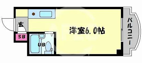 メゾン・ド・ティユール【8階】の間取り