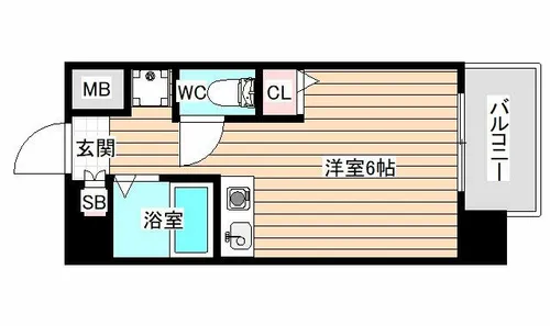 L-FROLA此花【4階】の間取り