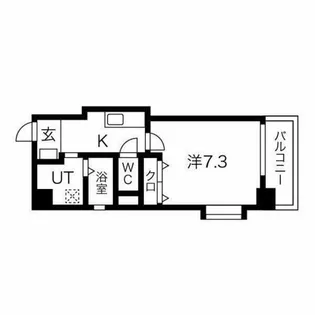 j cypress【6階】の間取り