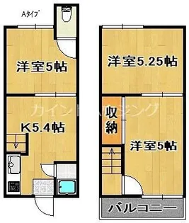 小谷南マンション【2階】の間取り