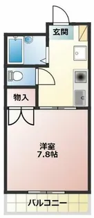 コーポラスかもめ【107号室】の間取り