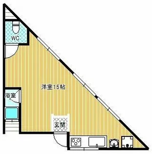 川西ハイツ【2階】の間取り