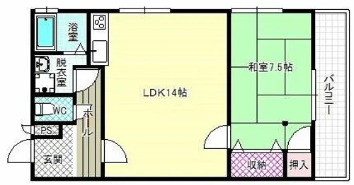 西板持Ⅲ【2階】の間取り