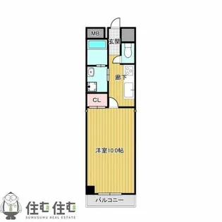 アンプルール フェールM’sⅠ【2階】の間取り