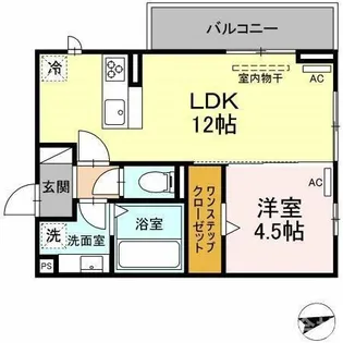 D-square平川本町【3階】の間取り