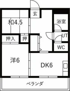 コーポ大晴【203号室】の間取り