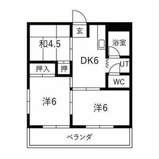 コーポ大晴【3階】の間取り