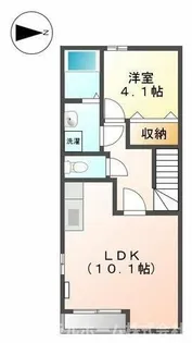 ウィル吉川【201号室】の間取り