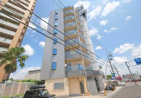 ロータリーマンション出口の画像