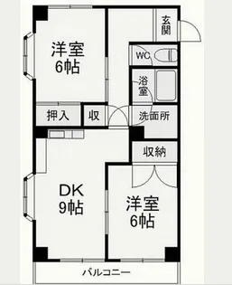 コンフォート21【5階】の間取り