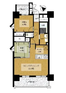 アンピールメゾン雑餉隈【1001号室】の間取り