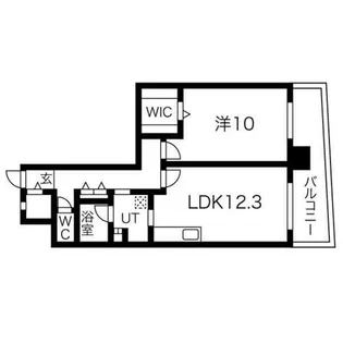 N apartment【7階】の間取り