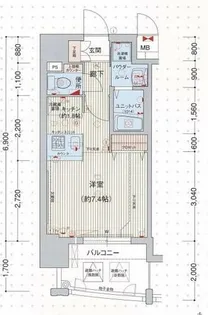 プレサンス新栄リミックス【4階】の間取り