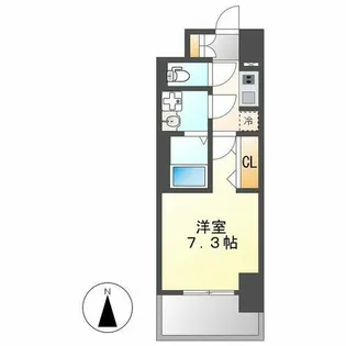 S-RESIDENCE池下駅前【3階】の間取り