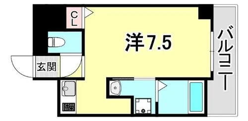 MJC神戸ブレイヴ【3階】の間取り