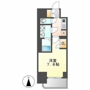 S-RESIDENCE葵【501号室】の間取り
