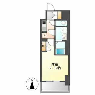 S-RESIDENCE葵【1504号室】の間取り
