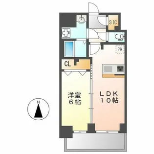 RICHED’OR古出来【1104号室】の間取り