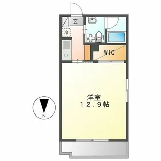 リバーフロントレジデンス【3階】の間取り