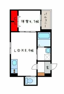 LUANA【3階】の間取り