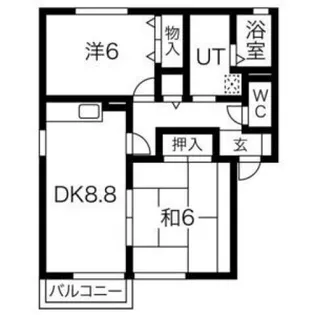 シーダヒルA【2階】の間取り
