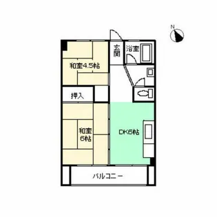 新川コーポ【32号室】の間取り