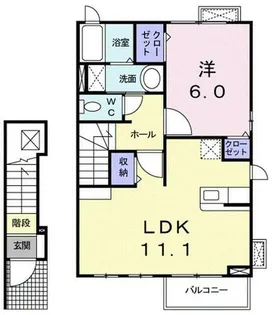 グラシアン【2階】の間取り