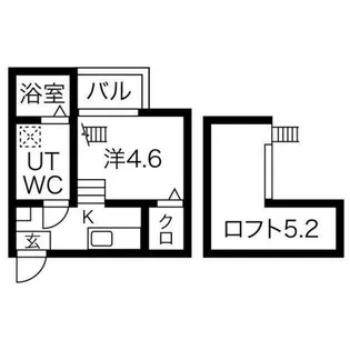 Vadoo【103号室】の間取り