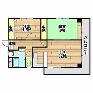 アパルトタツミ【3階】の間取り