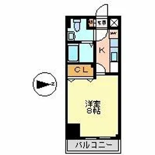 リベール名駅南【9階】の間取り