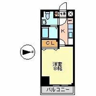 リベール名駅南【9階】の間取り