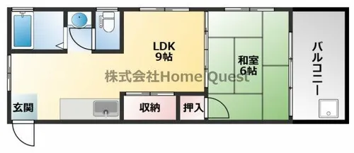 山下マンション【C-1号室】の間取り