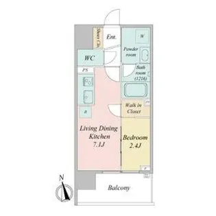 デュオフラッツ今池フレナ【6階】の間取り