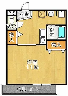 メゾン福谷Ⅲ【3階】の間取り