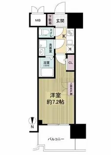 1Kの間取り画像