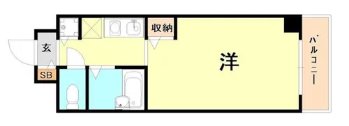 アージュ・リベルテ本山【4階】の間取り