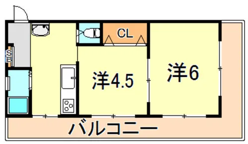 田中マンション【4階】の間取り