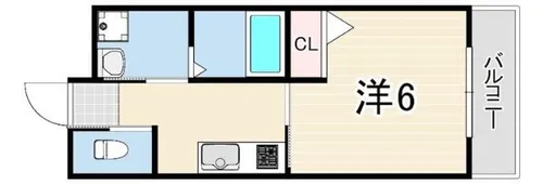 PRUNIER本山【2階】の間取り