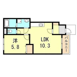 アメニティハウス【1階】の間取り