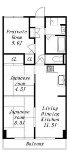 サンマンション新大宮【3階】の間取り
